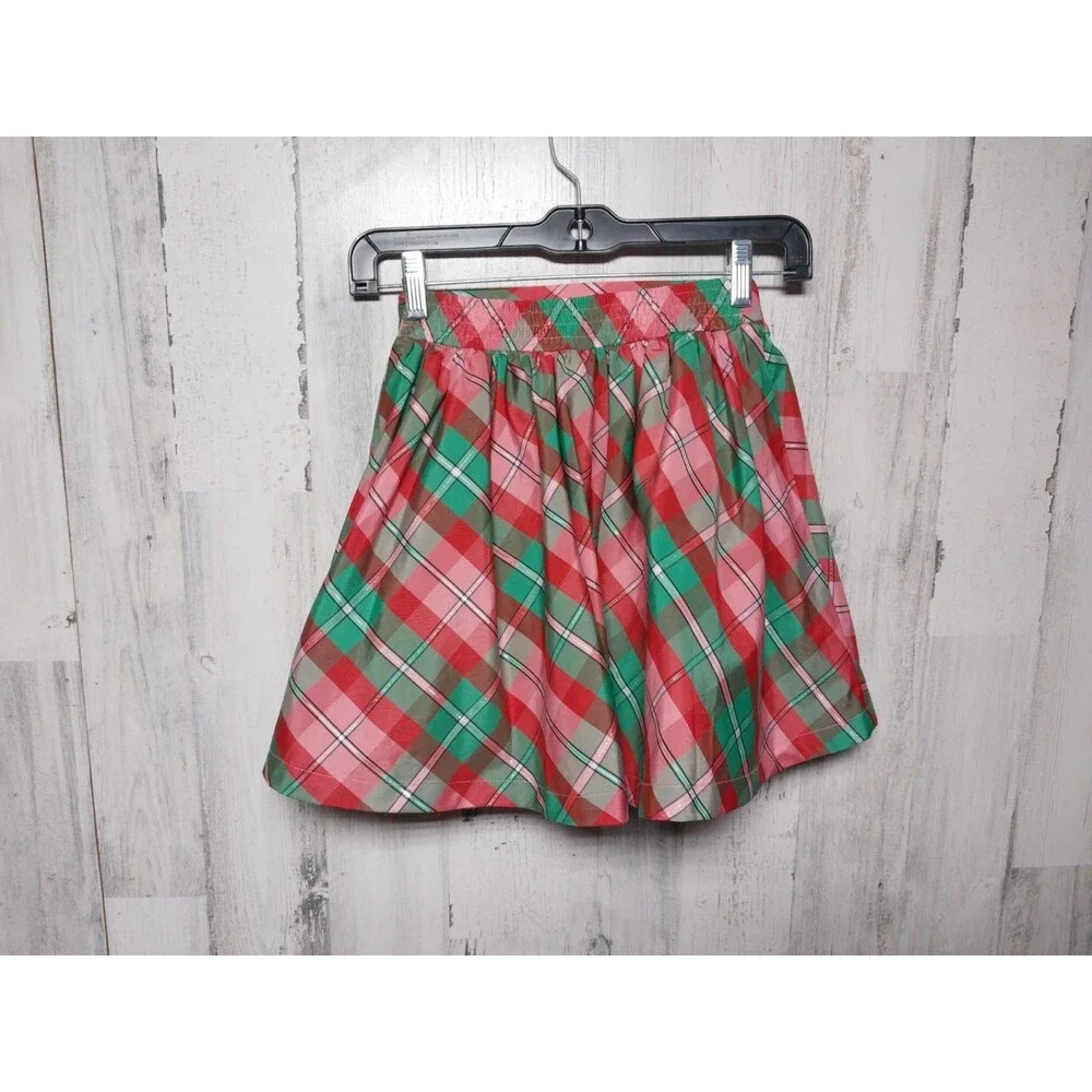 Osh Kosh B'Gosh Girls Size 6 Christmas Holiday Plaid Dressy Skirt